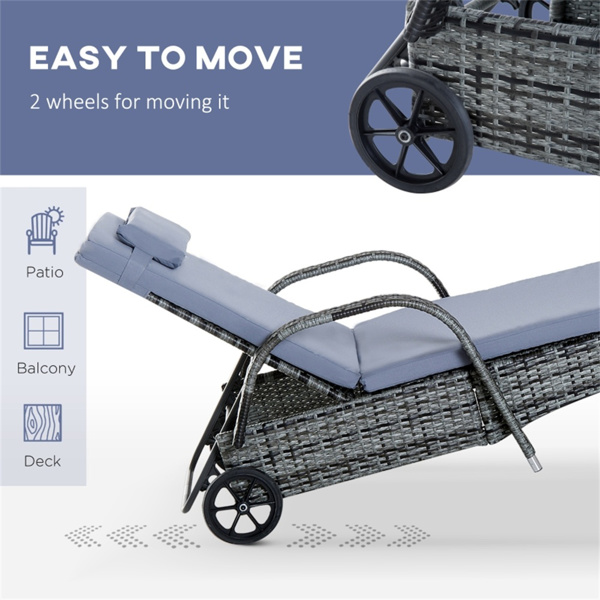 折叠式躺椅 /沙滩椅（周末不发货）（ Amazon Shipping）（WalMart禁售）-4