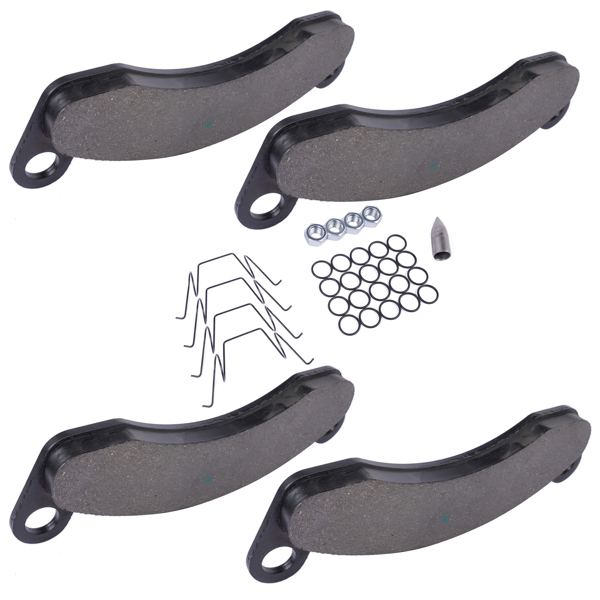 刹车片 4Pcs 10-12 k Trailer Disc Brake Pad Set for Dexter K71-180-00 2 Wheels Semi-Metallic-4