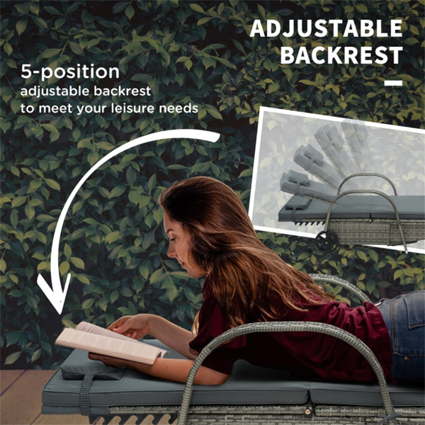 折叠式躺椅 /沙滩椅（周末不发货）（ Amazon Shipping）（WalMart禁售）-5