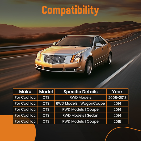 一对前下控制臂带球头组件 适用于 Cadillac CTS 2008-2013-2