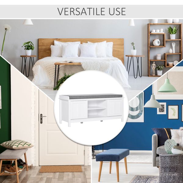 带储物柜的鞋凳 棕色 （ Amazon Shipping）（WalMart禁售）（周末不发货）-7