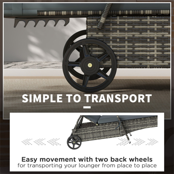 折叠式躺椅 /沙滩椅（周末不发货）（ Amazon Shipping）（WalMart禁售）-6