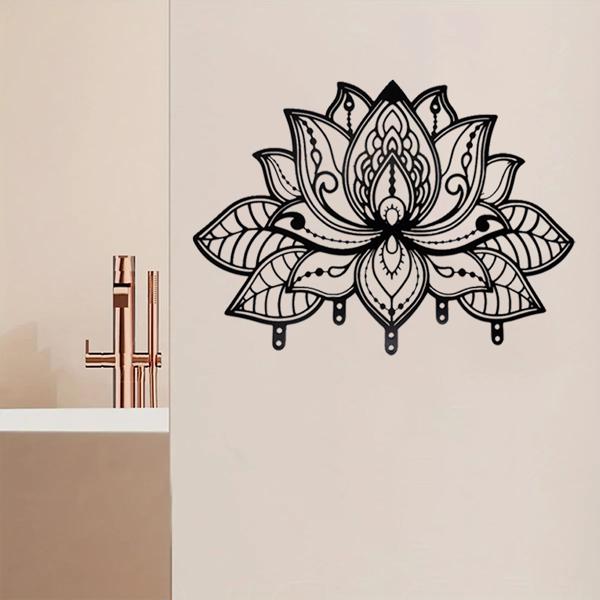 1pc当代金属壁挂式挂架：一个时尚的实用钩子。作为别致的装饰外套和收纳挂钩的理想选择，它提升了家庭和卧室墙壁装饰的风格，同时提供实用的收纳（TikTok、temu下自提）-14