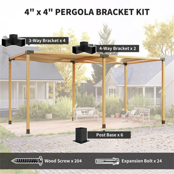  Pergola Brackets （ Amazon Shipping）（WalMart禁售）-4