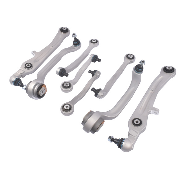 控制臂 For 04-19 Bentley Gt Gtc & Flying Spur Upper & Lower Suspension Control Arms Set 3W0407510 3W0407509  3W0407505  3W0407506-5
