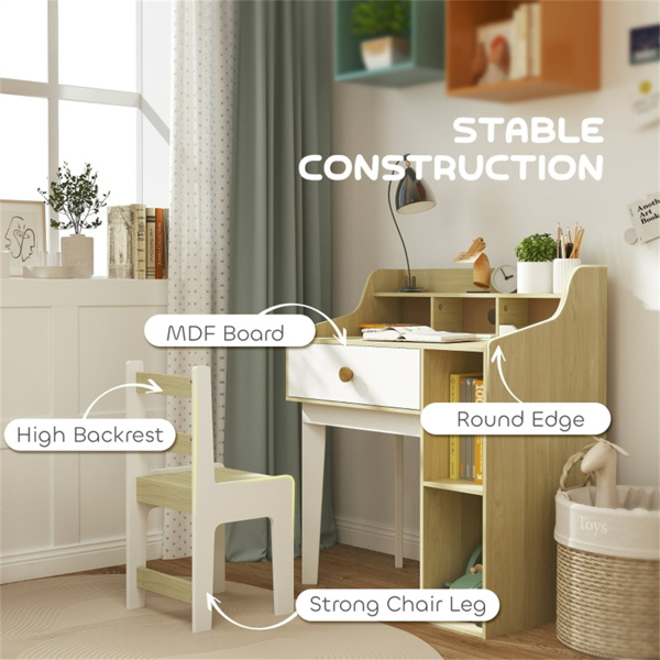 儿童桌椅套装（周末不发货）（ Amazon Shipping）（WalMart禁售）-4