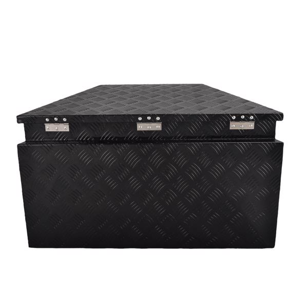 工具箱 Aluminum Tool Box Black, foot 33"* 19"* 18",pattern 5,single lock,single spring MT018033（禁售亚马逊 & TEMU）(不支持无理由退货)-3
