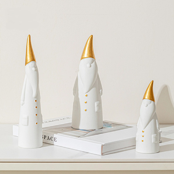 家居装饰客厅摆设工艺品 圣诞老人-三件套-5