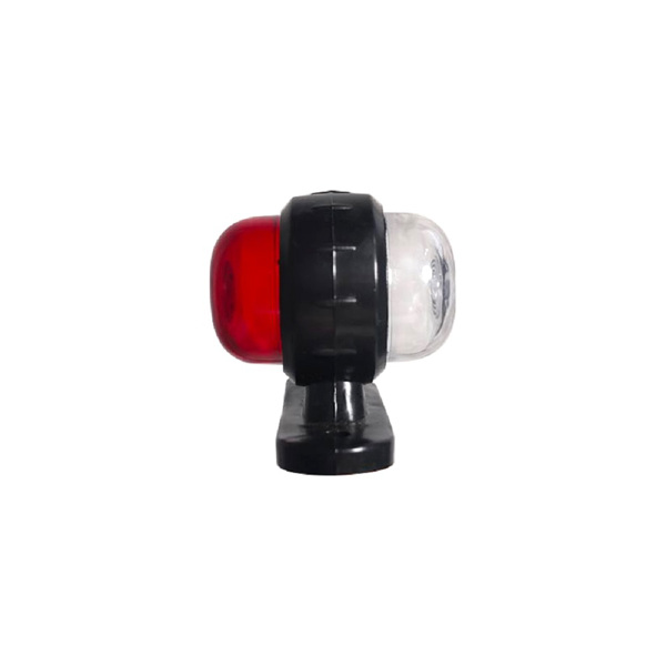 (4pcs) 小双面信号灯12V--24V货车边灯卡车边灯 白+红-5