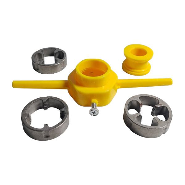 6件套水管板牙pvc塑料管板牙4分6分1寸厂家爆款出口丝锥扳手套装 6件套板牙套装_M4-5