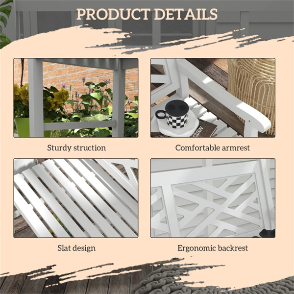 花园椅 /户外花园长椅 （周末不发货）（ Amazon Shipping）（WalMart禁售）-6