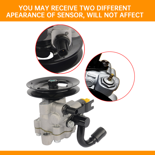 转向助力泵 Power Steering Pump 57100-1G000 Fits for Hyundai Accent Hatchback Sedan 1.6L L4 2006-2008-2