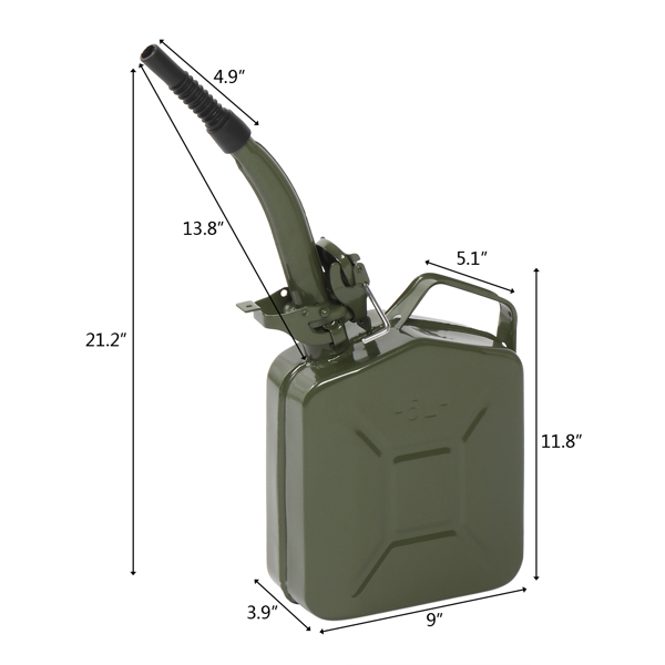 铁制 5L 0.6mm 油桶 美式 绿色【同款编码 77275272】-35