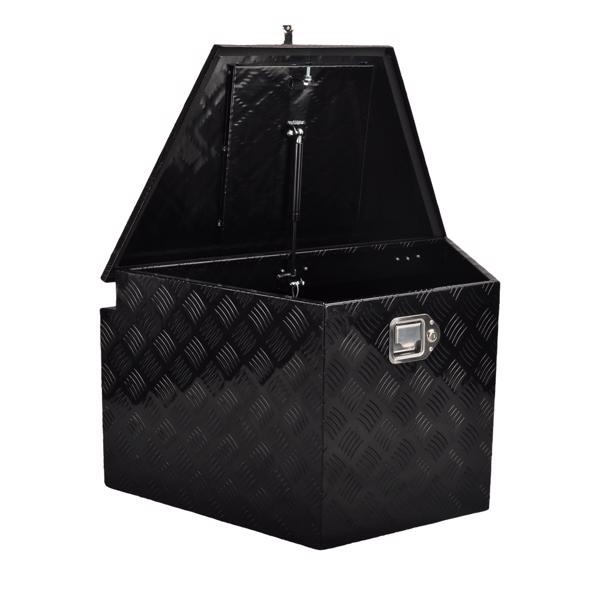 工具箱 Aluminum Tool Box Black, foot 33"* 19"* 18",pattern 5,single lock,single spring MT018033（禁售亚马逊 & TEMU）(不支持无理由退货)-2
