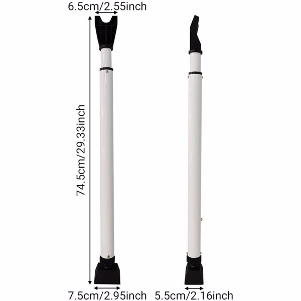 阻门器静音防盗防贼公寓租房门撑杆烤漆工艺免安装型独居女生神器 22个卡位款-2