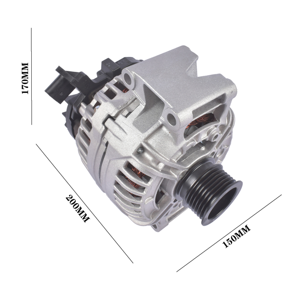 发电机 Alternator 12V 150A for Mercedes-Benz W203 C230 W212 E350 R171 SLK280 SLK300 SLK350 2005-2011-6