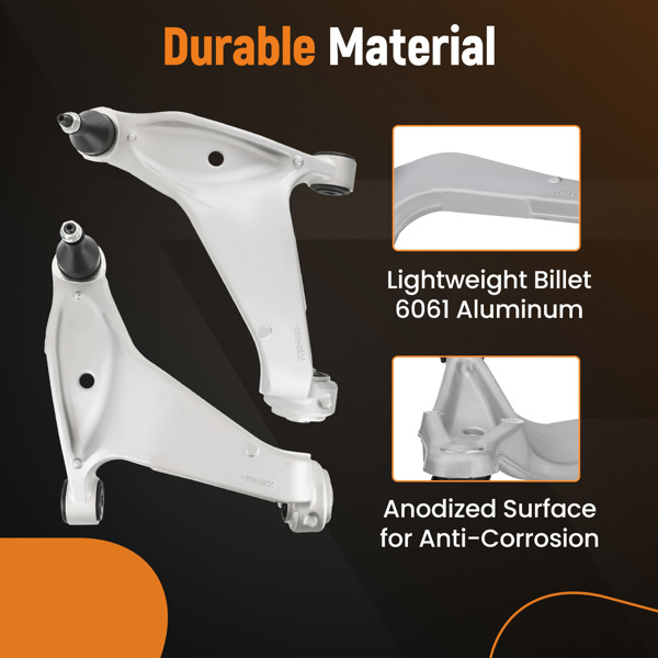 一对前下控制臂带球头组件 适用于 Cadillac CTS 2008-2013-7