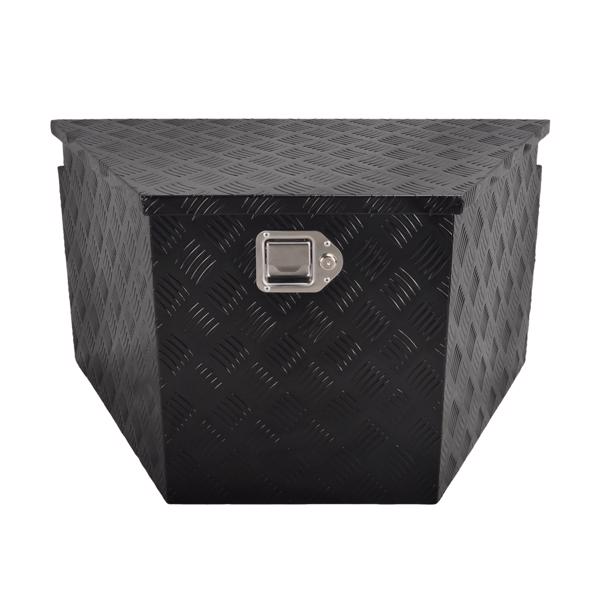 工具箱 Aluminum Tool Box Black, foot 33"* 19"* 18",pattern 5,single lock,single spring MT018033（禁售亚马逊 & TEMU）(不支持无理由退货)-1