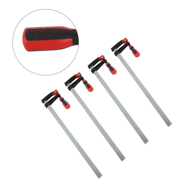 4个重型F夹木工夹80*600mm -7