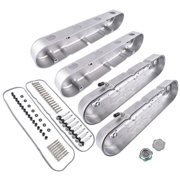 气门室盖 Engine Valve Cover with Mounting Hardware for Chevrolet Small Block V8 Gen. III/IV (LS Based) LS1, LS2, LS3, LS6, LS7 Engines-3