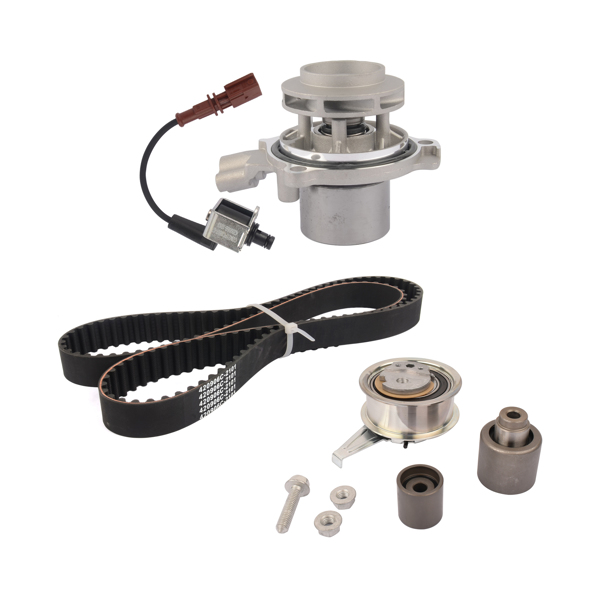 水泵套装 Timing Belt Water Pump Kit for VW Jetta Passat Golf Sharan Audi A3 A4 A6 Seat Skoda 2.0 TDI  010157801KT 04L907284-2