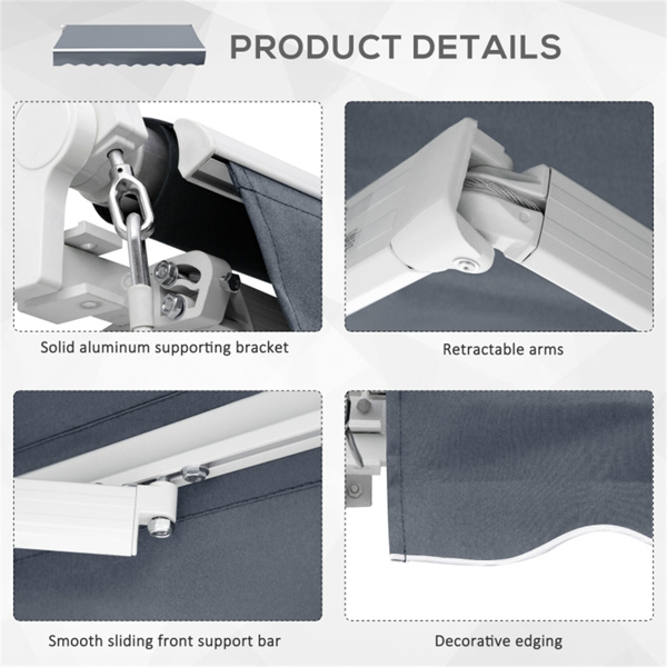 伸缩式遮阳棚  （周末不发货）（ Amazon Shipping）（WalMart禁售）-5