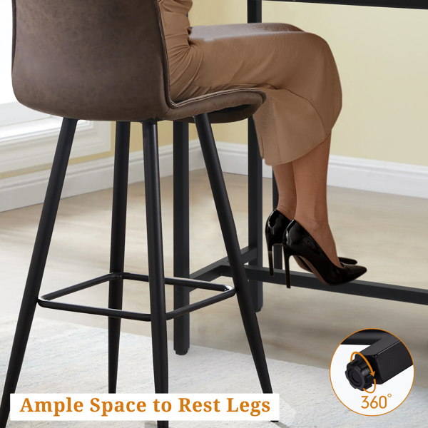 【替换85040527】黑色 带调节旋钮 铁 庭院吧桌 40in-2