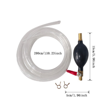 Gas Transfer Siphon Pump Gasoline Siphone Hose Oil Water Fuel Transfer Hand Pump