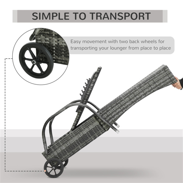 折叠式躺椅 /沙滩椅（周末不发货）（ Amazon Shipping）（WalMart禁售）-5