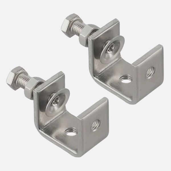 304不锈钢老虎夹U型C型夹卡扣钢结构钢管方管方形固定夹卡箍抱箍（8个）-10