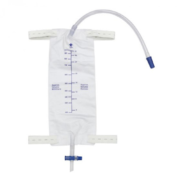  3pcs 1000ml Urinary Drainage Bag Latex Free Urine Leg Bag with Anti-Reflux Valve