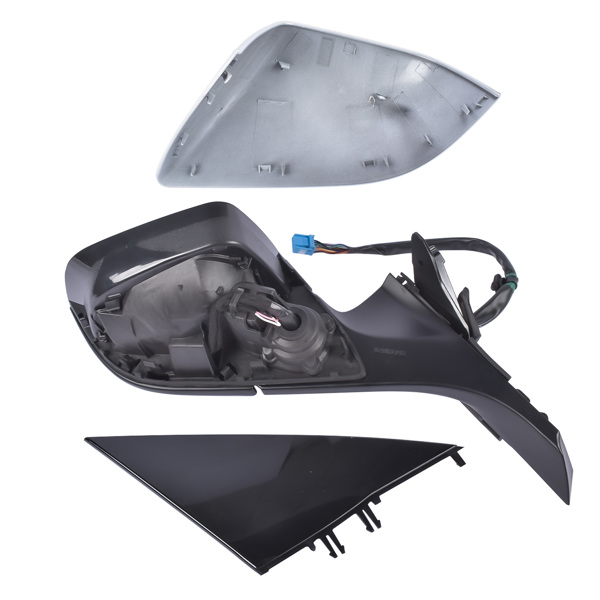 后视镜 Right Side Passenger Side Mirror Power Folding White For Tesla Model 3 M3 2017-2023 ABS Plastic Heated Side View 13PIN Memory Recall Power Glass Adjusted 51167177128-2