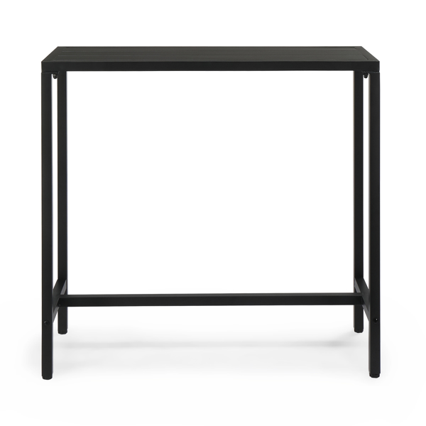 【替换85040527】黑色 带调节旋钮 铁 庭院吧桌 40in-1