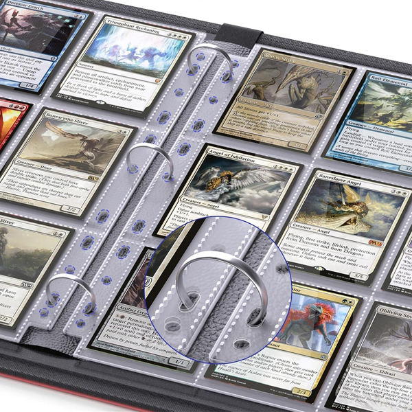 九宫格卡牌卡片PP活页透明卡册内页 10张/包 （没有卡册外壳，只有内页）（tk,temu下自提）-9