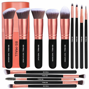 Black Makeup Brush 14 Pcs <b style=\\'color:red\\'>Set</b>, Premium Synthetic Foundation, Powder, Concealer, Contour, Eye Shadow