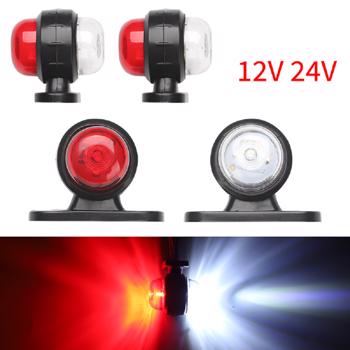 4x 12-24v Mini Side Rubber Led Marker Lights Trailer Truck Lorry Camper Outline
