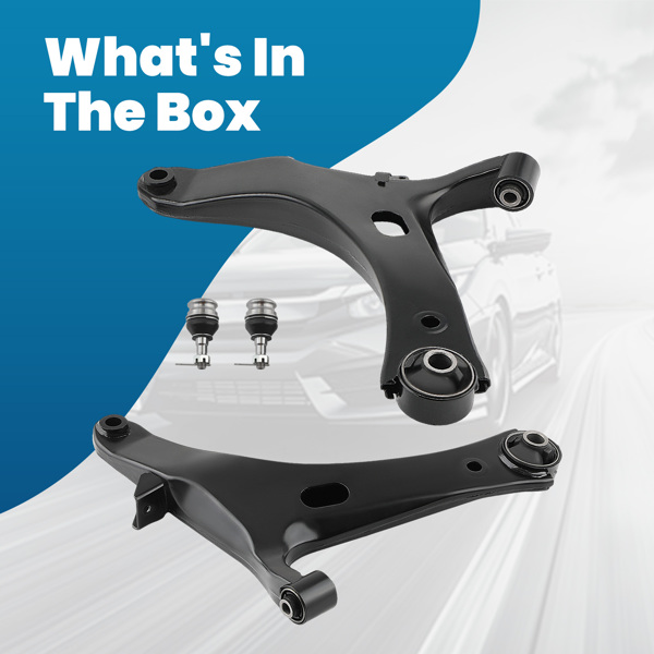 2x 前下控制臂带球头适用于 Subaru Legacy Outback 2005-2008 2009-5