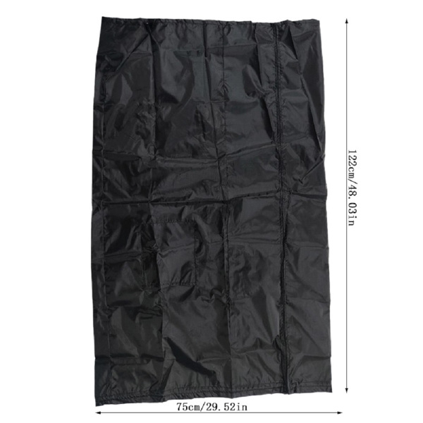 直立真空吸尘器保护罩 收纳袋 210D牛津布黑色 15*15*48.5inch-4