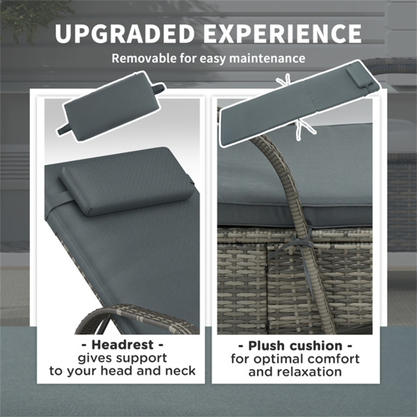 折叠式躺椅 /沙滩椅（周末不发货）（ Amazon Shipping）（WalMart禁售）-4