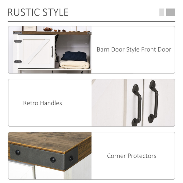 厨房侧板/储物柜/ 咖啡吧柜 /厨房橱柜/厨房隐藏式箱柜（周末不发货）（ Amazon Shipping）（WalMart禁售）-5