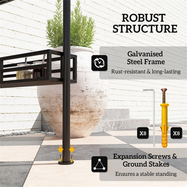 遮阳棚 、雨棚 （周末不发货）（ Amazon Shipping）（WalMart禁售）-6