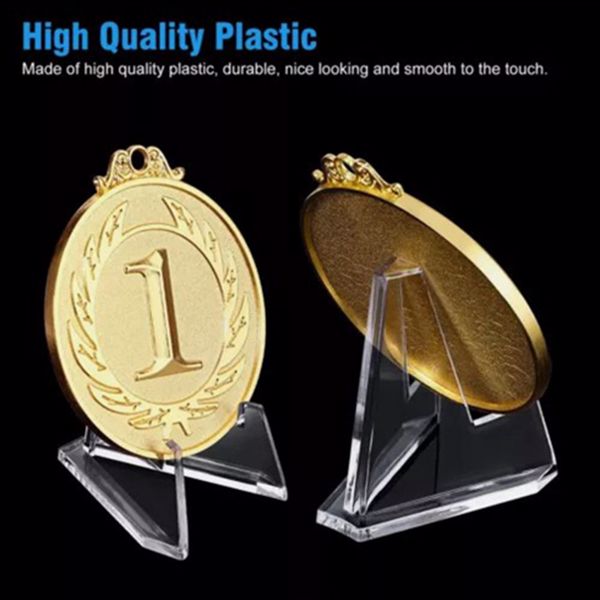 24个钱币展示架摆放纪念章钱币小圆盒三角支架纪念币展示架-4