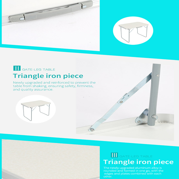 铝合金折叠桌户外摆摊宣传桌烧烤餐家用便携吃饭桌-15