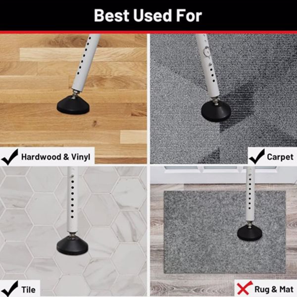 阻门器静音防盗防贼公寓租房门撑杆烤漆工艺免安装型独居女生神器 22个卡位款-8