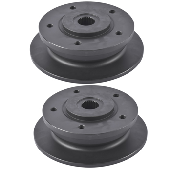 制动鼓 2Pcs Front Wheel Brake Hub Rotor Disc Replacement for John Deere Gator HPX 4x4 615E 815 620i 850D XUV AM142950 M159548 M164367 M156363