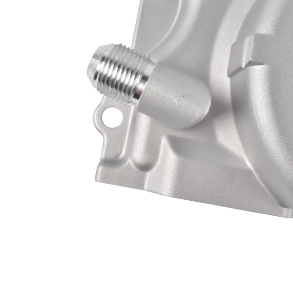 时规盖 Timing Cover w/ 10AN Turbo Oil Drain Fittings Fit for LS Gen 3 4.8L 5.3L 5.7L 6.0L-8