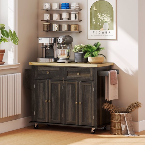 厨房侧板/储物柜/ 咖啡吧柜 /厨房橱柜/厨房隐藏式箱柜（周末不发货）（ Amazon Shipping）（WalMart禁售）-7