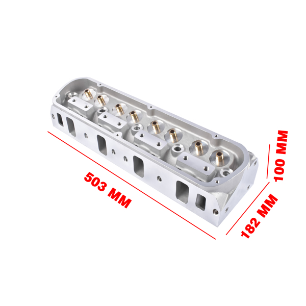 缸盖 1PC Bare Aluminum SBF Cylinder Head 185cc 61cc 65cc Replacement for Ford Small Block 289 302 351W 5.0L V8 Engines-11