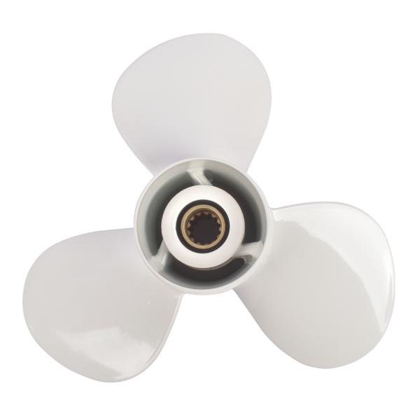 螺旋桨 11 5/8x11 Boat Propeller Fits for Yamaha Outboard T25 40hp 50hp 55HP 60hp 3-1/2" Gearcase 13 Spline Tooth 69W-45947-00-00 663-45947-02-00-4