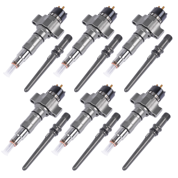 喷油器 Set of 6 Diesel Common Rail Fuel Injectors Fit for Cummins Automotive 8.9 Liter ISC/ISL Engines 2872127 4954679 4954927 4984332-5